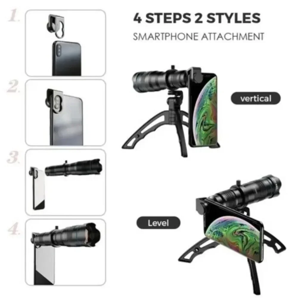 36x Monocular Telescope Lens